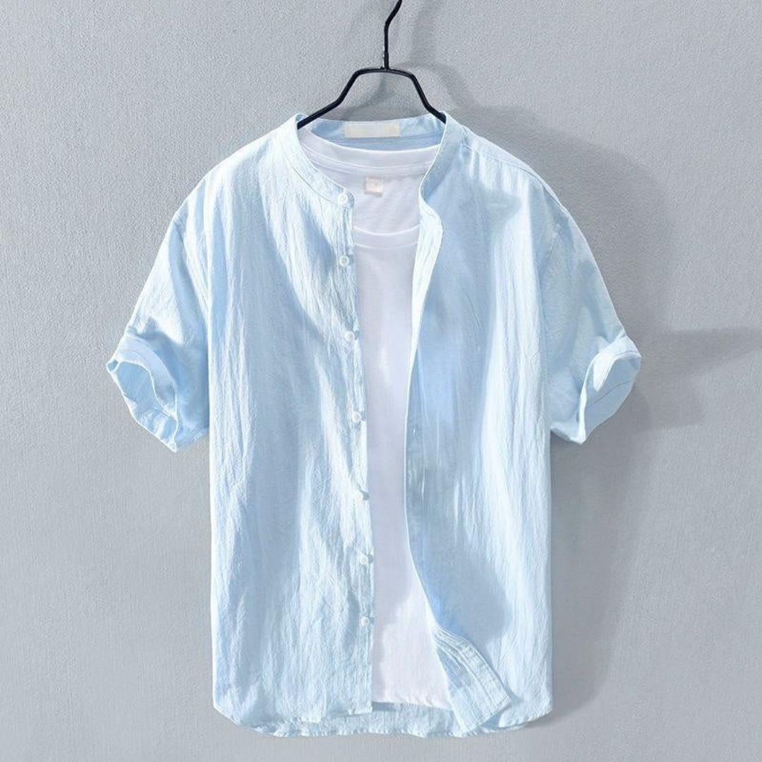 Chemise Gabriel Homme | Manches courtes boutonnée, coupe droite 1