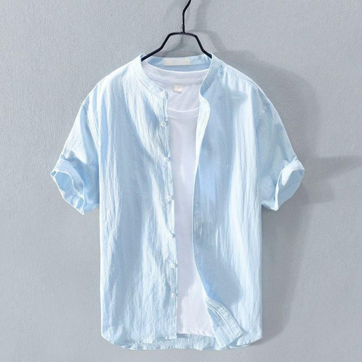 Chemise Gabriel Homme | Manches courtes boutonnée, coupe droite 1