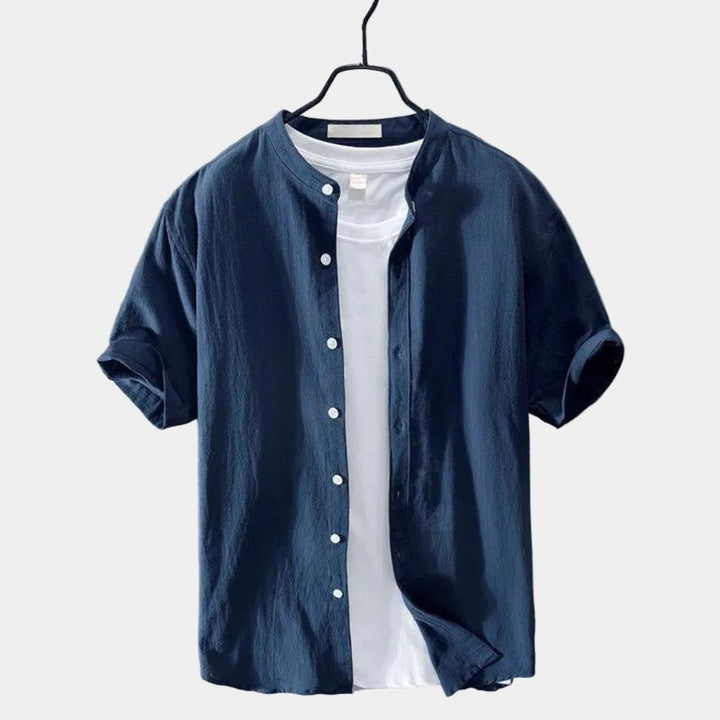Chemise Gabriel Homme | Manches courtes boutonnée, coupe droite 0