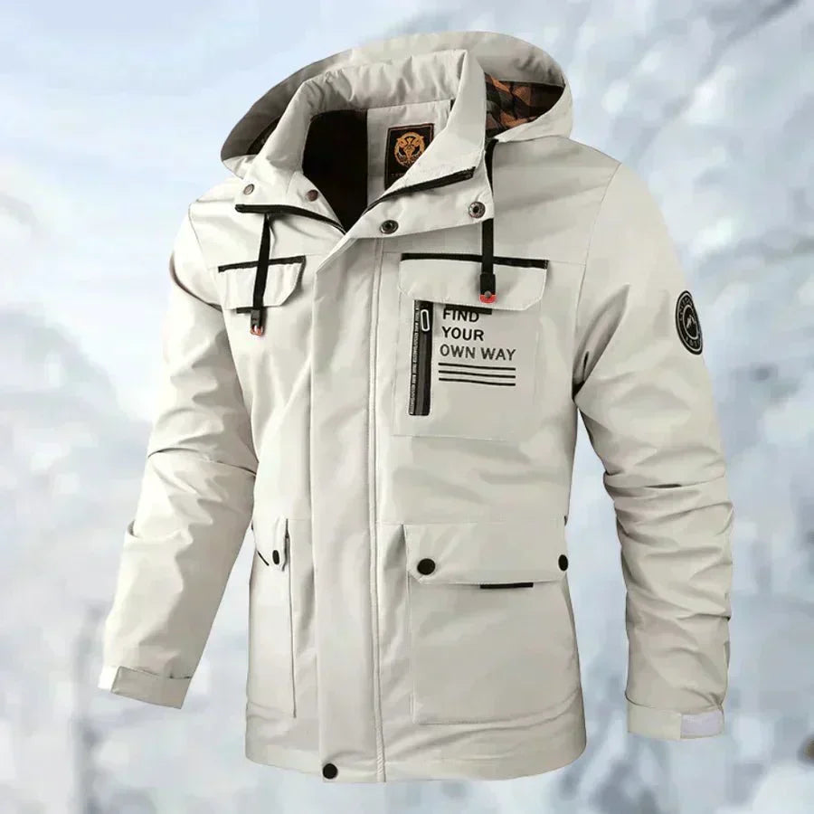 Veste d'Hiver Baptiste | Capuche Réglable et Coupe-Vent pour Homme 0