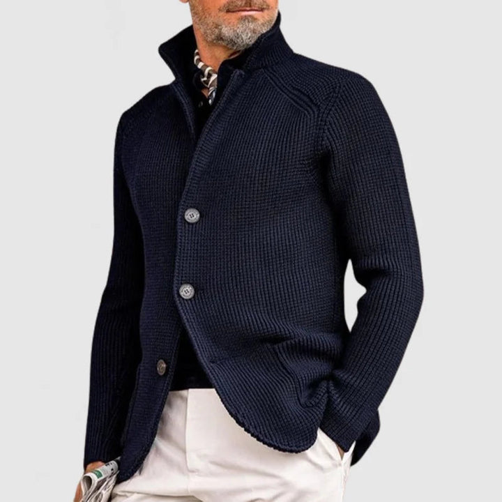 Cardigan en Maille Adrien | Homme, Coupe Ajustée et Chaude 0