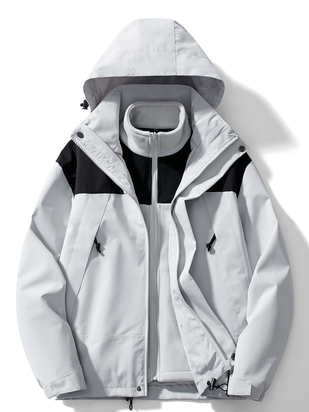 Manteau Polaire 3-en-1 Victoire | Capuche, Chaud Femme 2