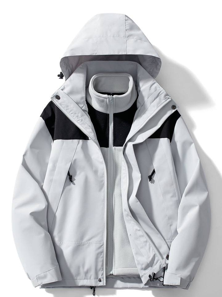 Manteau Polaire 3-en-1 Victoire | Capuche, Chaud Femme 2