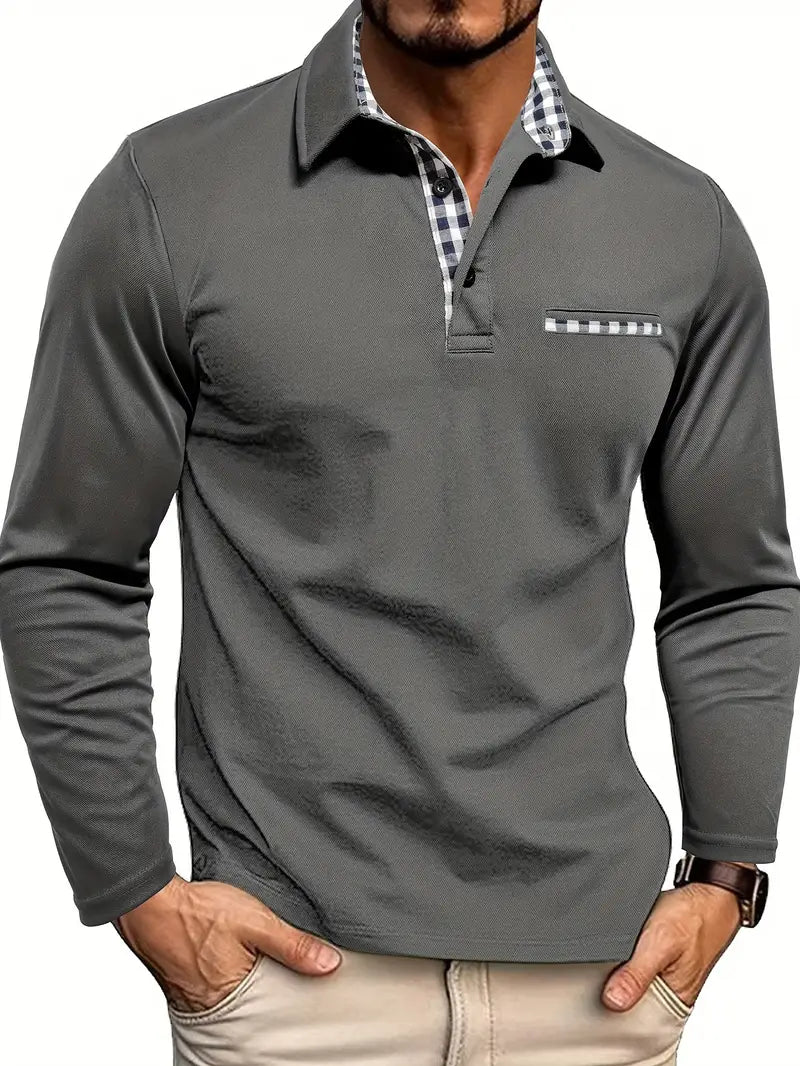 Chemise Raffinée Enzo | Manches Longues, Allure Soignée pour Homme 0