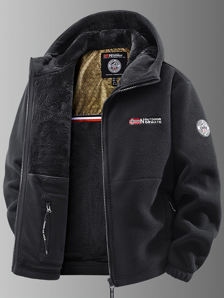 Veste Polaire Thermique Lucas | Homme, Capuche Ajustable et Coupe-Vent 3