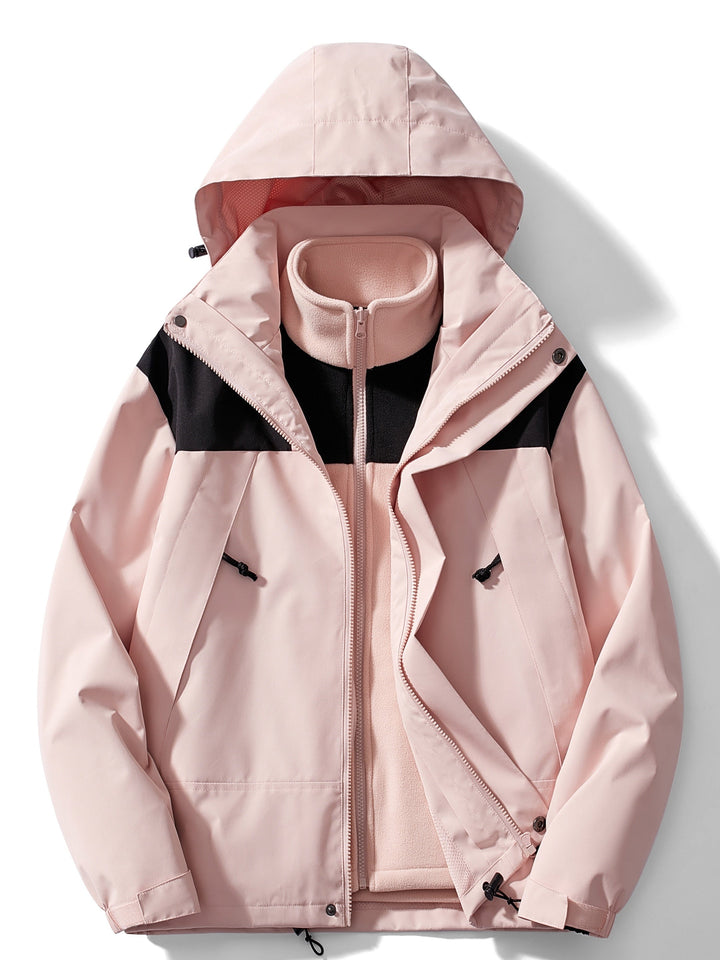 Manteau Polaire 3-en-1 Victoire | Capuche, Chaud Femme 5