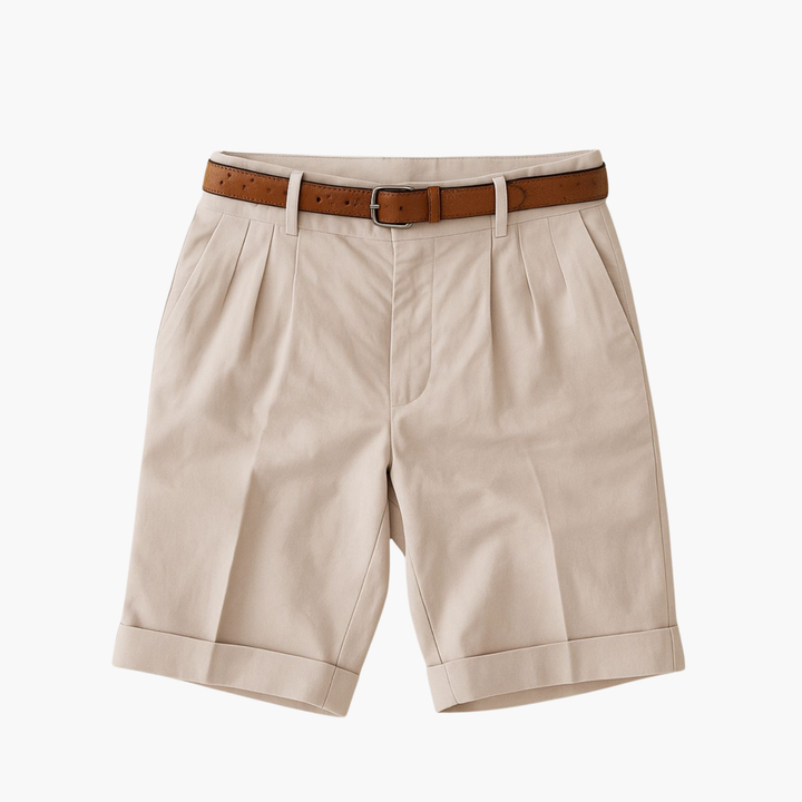 Ensemble Chemise Col Mao et Short Lucas Homme | Manches Longues 12