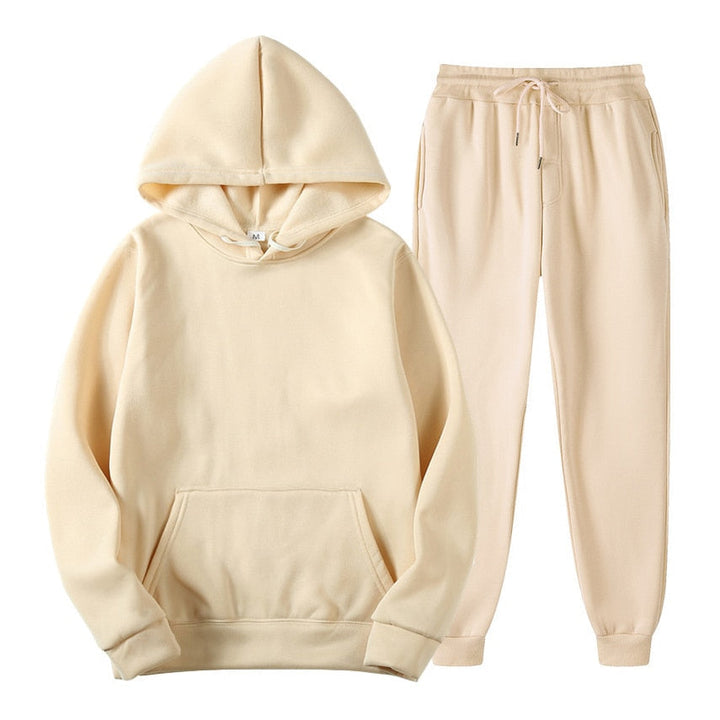 Ensemble Jogging Chloé Femme | Capuche, Poche Kangourou, Taille Élastique 12
