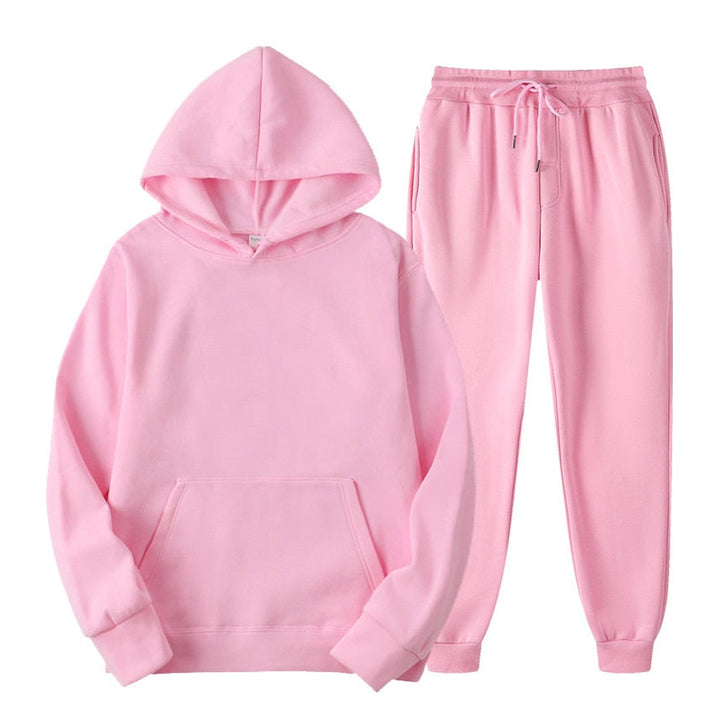 Ensemble Jogging Chloé Femme | Capuche, Poche Kangourou, Taille Élastique 7