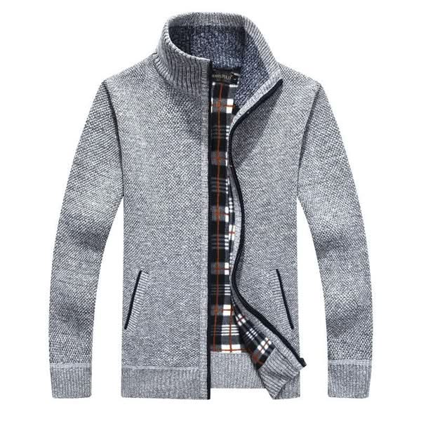 Gilet Grosse Maille Axel | Col Montant, Coupe Ample Homme 2
