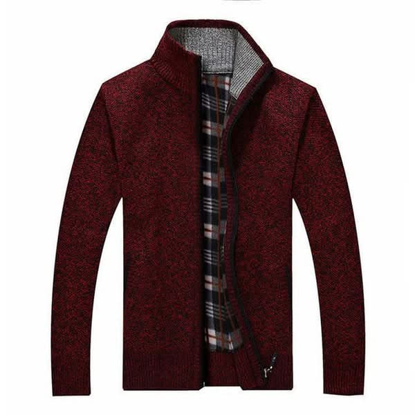 Gilet Grosse Maille Axel | Col Montant, Coupe Ample Homme 3
