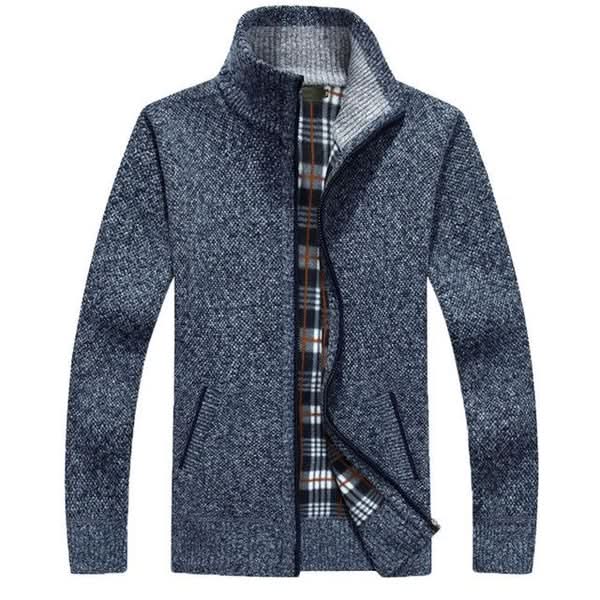 Gilet Grosse Maille Axel | Col Montant, Coupe Ample Homme 5