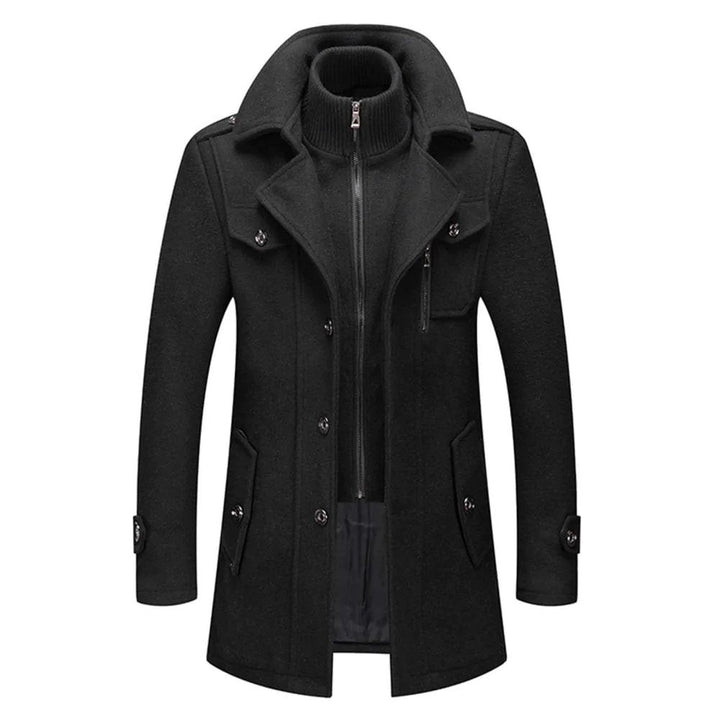 Manteau Enzo | Homme, Doublure Isolante, Épaules Structurées 0