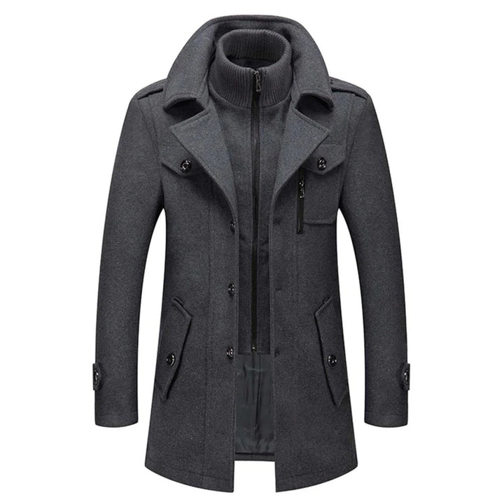Manteau Enzo | Homme, Doublure Isolante, Épaules Structurées 1