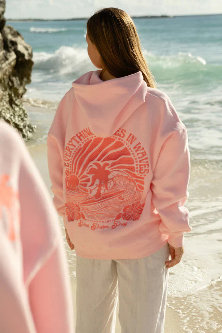 Hoodie d'Été Lola Femme | Motif Tropical, Coupe Ample 0
