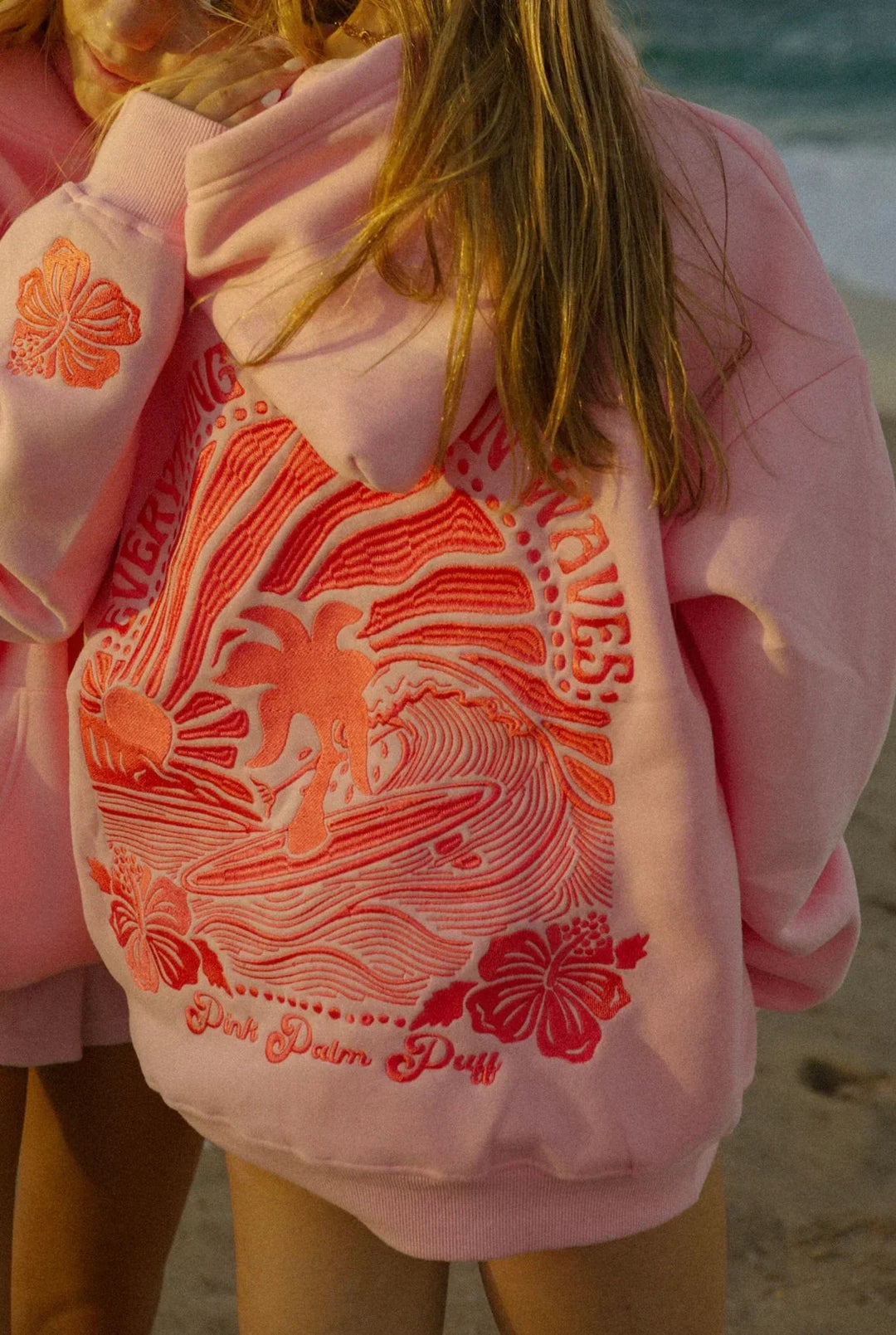 Hoodie d'Été Lola Femme | Motif Tropical, Coupe Ample 1