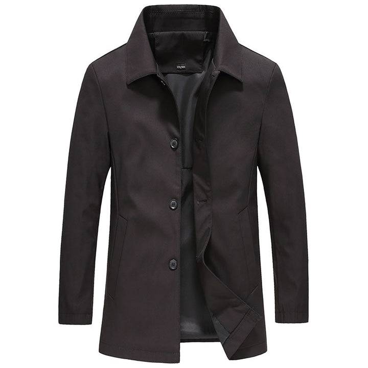 Manteau Col Classique Kevin | Coupe Droite pour Homme 0