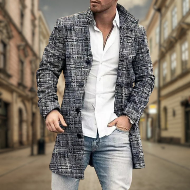 Manteau Élégant Arthur | Coupe Droite Intemporelle Homme 3