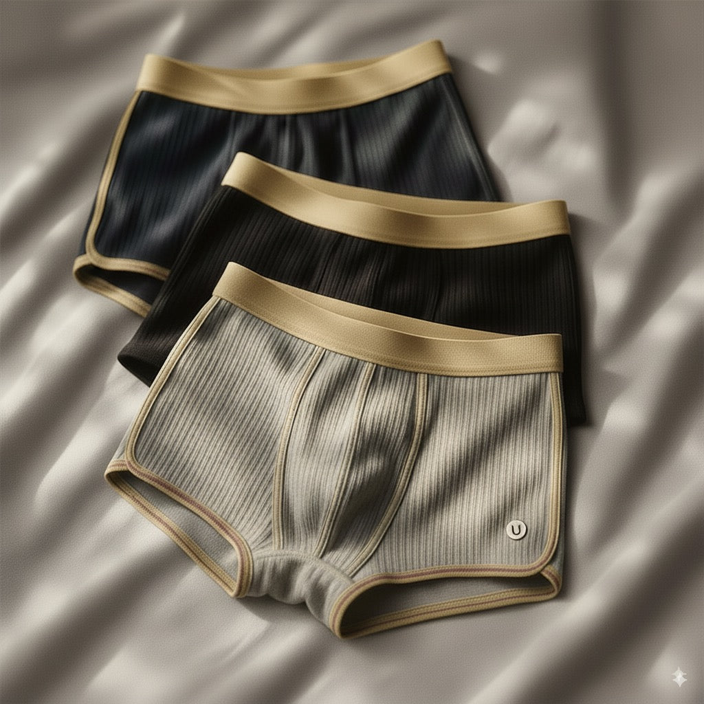 Boxers Gabriel Homme | Coton Biologique, Lot de 3, Ceinture Douce 1