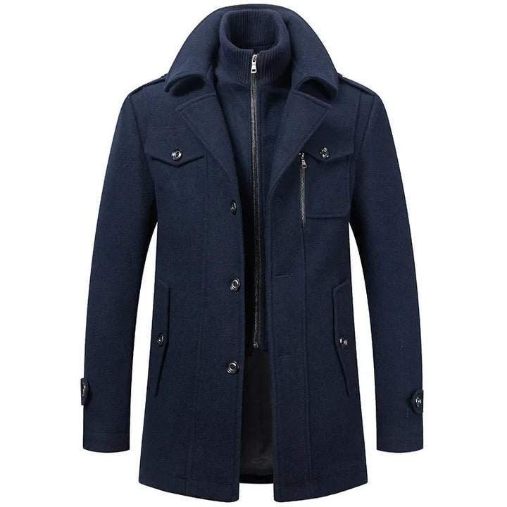 Manteau Enzo | Homme, Doublure Isolante, Épaules Structurées 4
