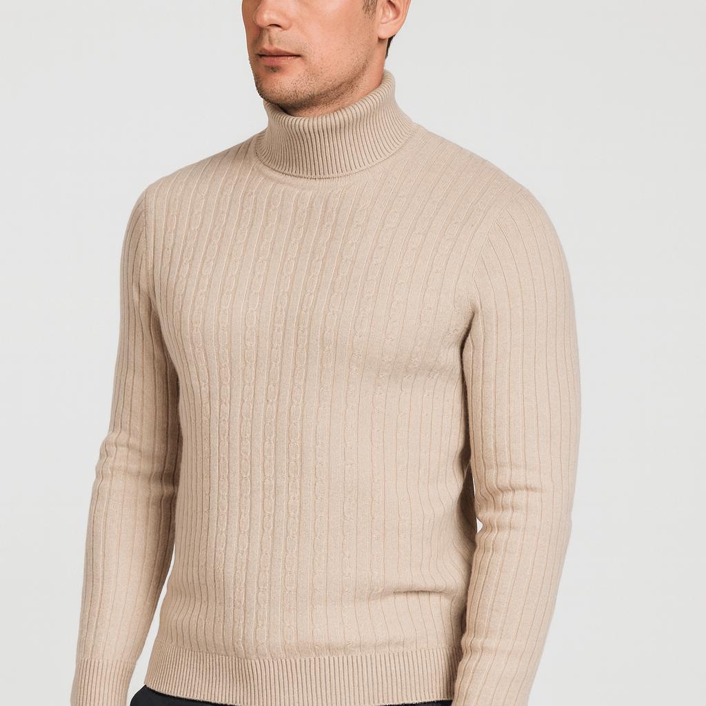 Pull col roulé en laine légère Alexandre Homme | Coupe classique ajustée 0