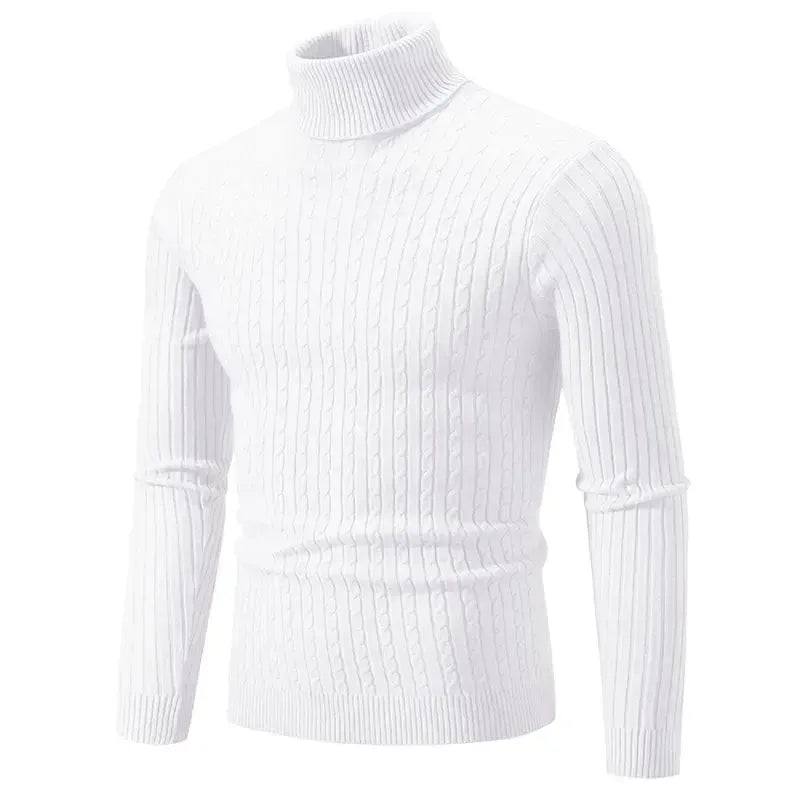 Pull col roulé en laine légère Alexandre Homme | Coupe classique ajustée 5