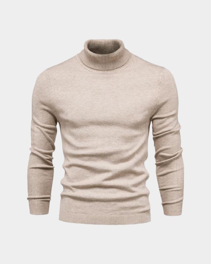 Pull col roulé en laine mérinos Victor Homme | Ajusté, doux et léger 4