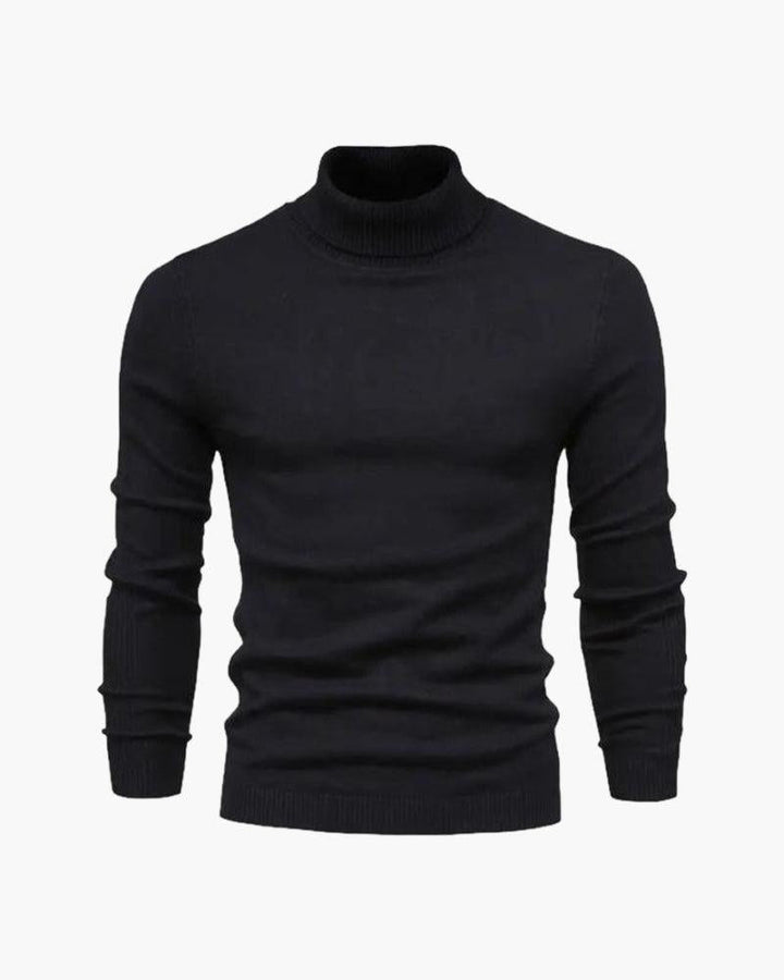 Pull col roulé en laine mérinos Victor Homme | Ajusté, doux et léger 5