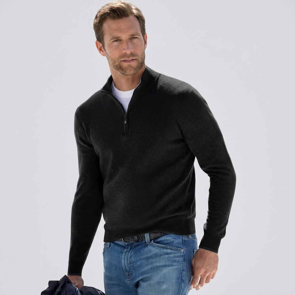 Pull col V en coton doux Tom Homme | Coupe regular, respirant 3