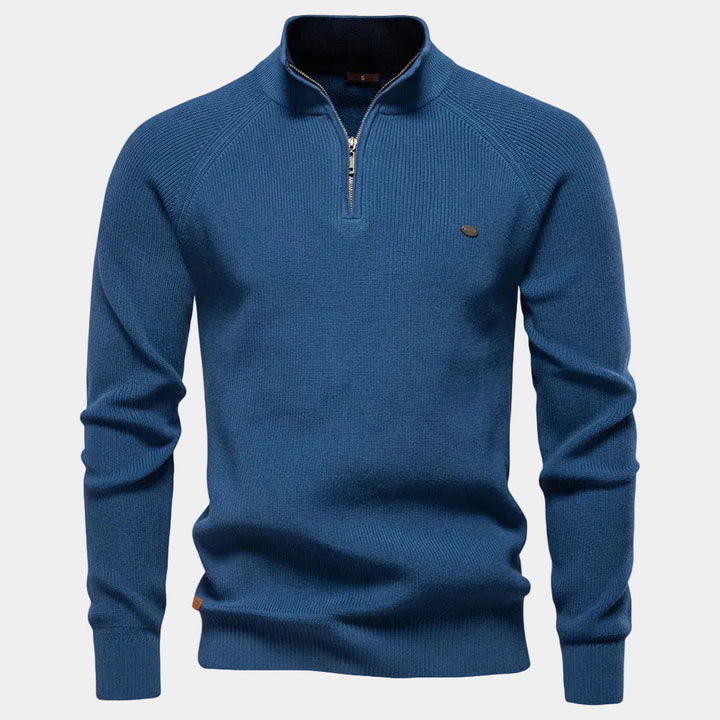 Pull Col Montant Zippé Jules Homme | Chaud et Ajusté 3