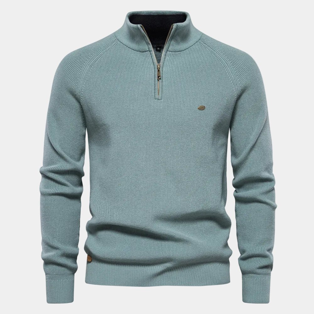 Pull Col Montant Zippé Jules Homme | Chaud et Ajusté 5