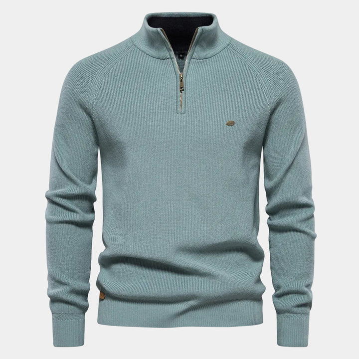 Pull Col Montant Zippé Jules Homme | Chaud et Ajusté 5