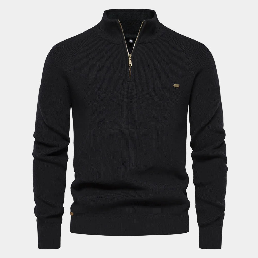 Pull Col Montant Zippé Jules Homme | Chaud et Ajusté 4
