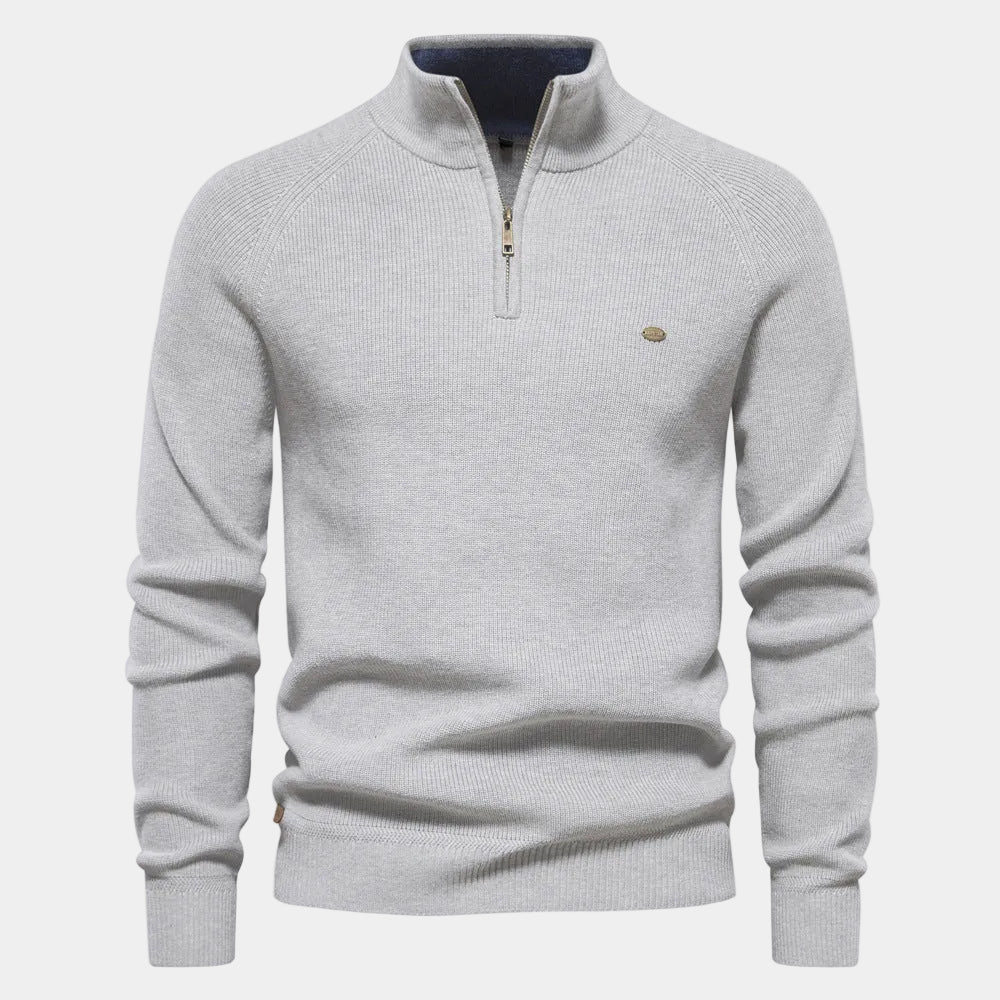 Pull Col Montant Zippé Jules Homme | Chaud et Ajusté 2
