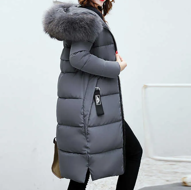 Manteau Long Matelassé Chloé Femme | Col Fausse Fourrure, Poches Zippées 4