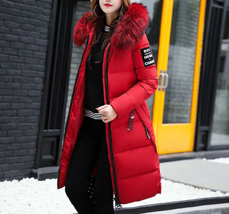 Manteau Long Matelassé Chloé Femme | Col Fausse Fourrure, Poches Zippées 3