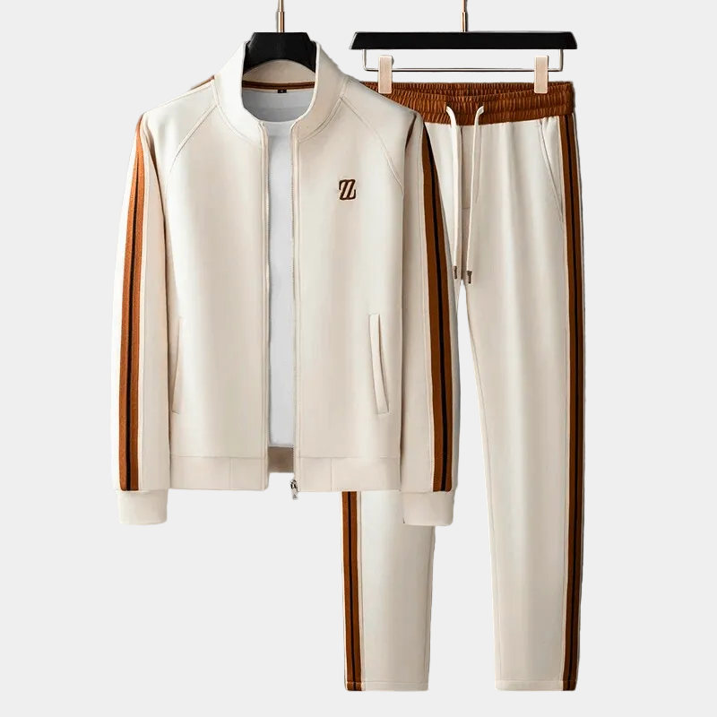 Survêtement Zippé Hugo Homme | Col Montant, Taille Élastique 2