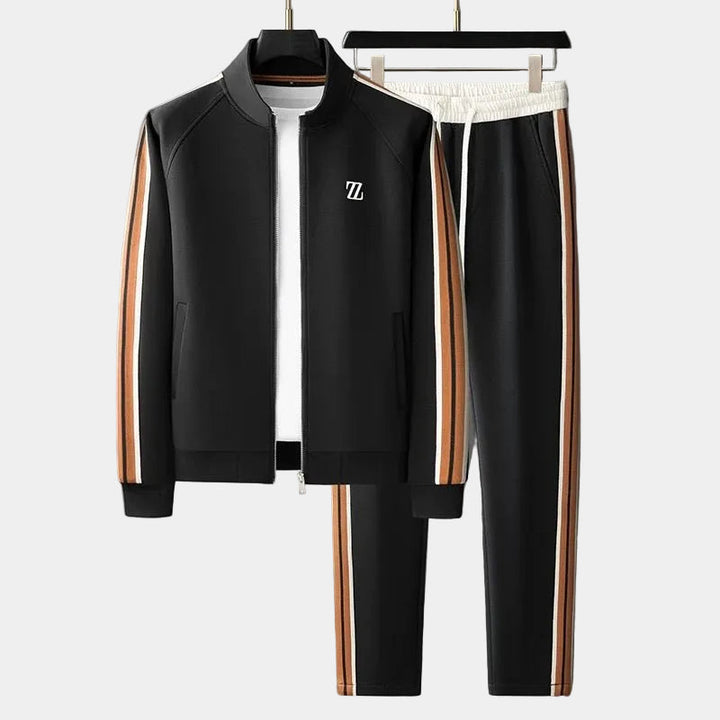 Survêtement Zippé Hugo Homme | Col Montant, Taille Élastique 3