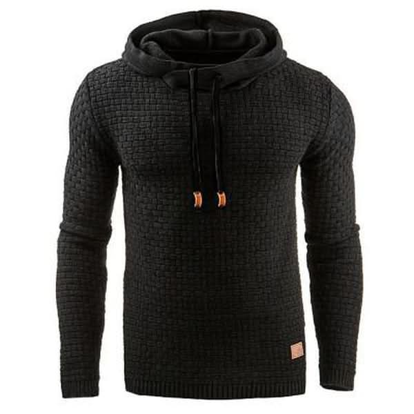 Sweat à capuche Paul pour Homme | Maille gaufrée, poignets passe-pouce 0
