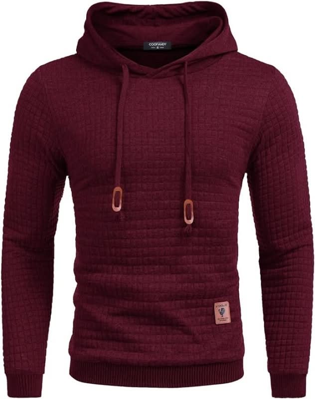 Sweat à capuche Paul pour Homme | Maille gaufrée, poignets passe-pouce 12