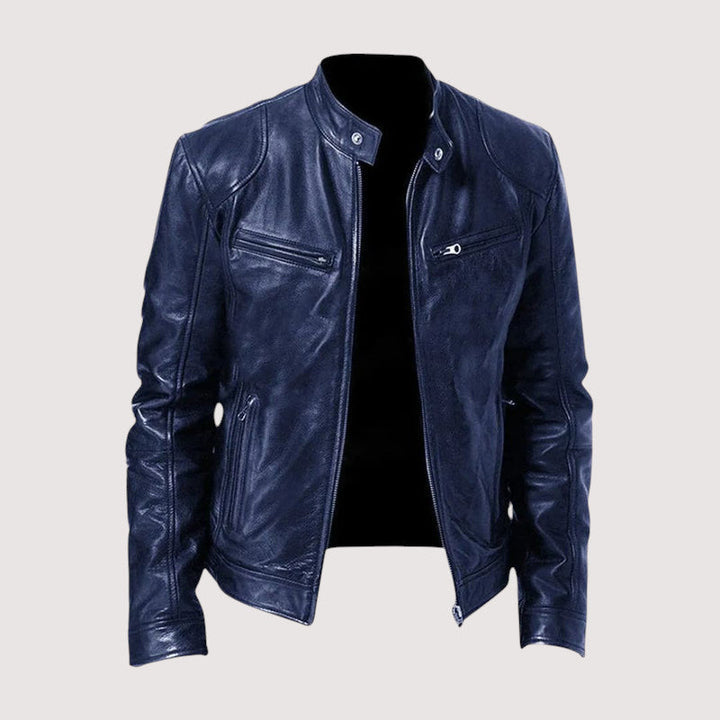 Veste en Cuir Romain | Coupe Ajustée et Intemporelle pour Homme 3