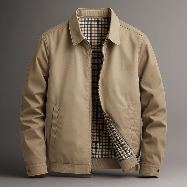 Veste Harrington Paul | Col Chemise, Doublure à Carreaux Homme 0